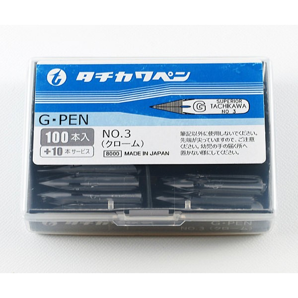 TACHIKAWA PEN NIBS, NO. 3, GTYPE, 110PACK
