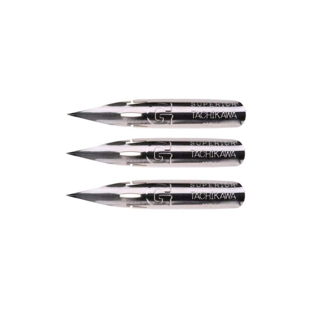 TACHIKAWA PEN NIBS, NO. 3, GTYPE, 3PACK