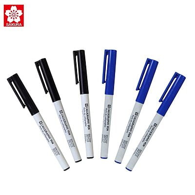 Buy SAKURA 30063 6-Piece Pigma Micron 01 Ink Pen Set,Blue Online at Lowest  Price Ever in India