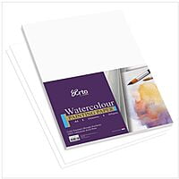 CAMPAP WATERCOLOR PAPER PACK, 100% CELLULOSE, COLD PRESSED