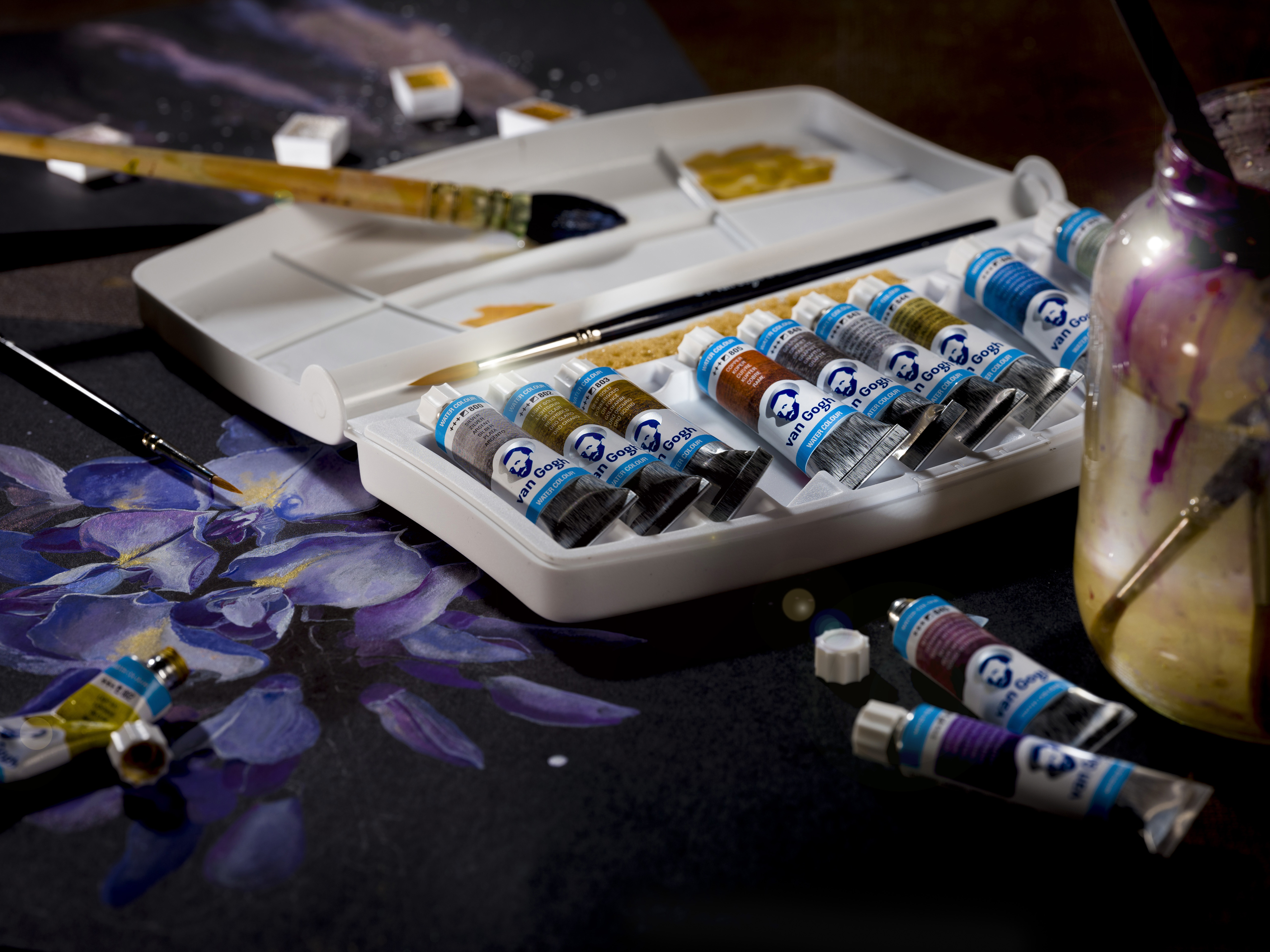 VAN GOGH WATERCOLOR PAINT SET