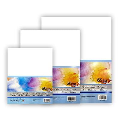 Watercolor Paper Pad 100% Cotton 12x16 - Pythagorean 4/3 – ZenARTSupplies