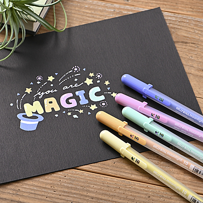 Sakura Gelly Roll Moonlight Pastel color Pack of 5 colored Pens