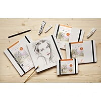 CLAIREFONTAINE FONTAINE 100% COTTON, 300GSM HOT PRESSED WATERCOLOR PAPER CLAIREFONTAINE FONTAINE 100% COTTON, 300GSM HOT PRESSED WATERCOLOR PAPER