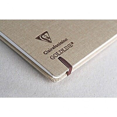 CLAIREFONTAINE GOLDLINE TRAVEL ALBUM, 180G MIXED MEDIA PAPER, 32 SHEETS