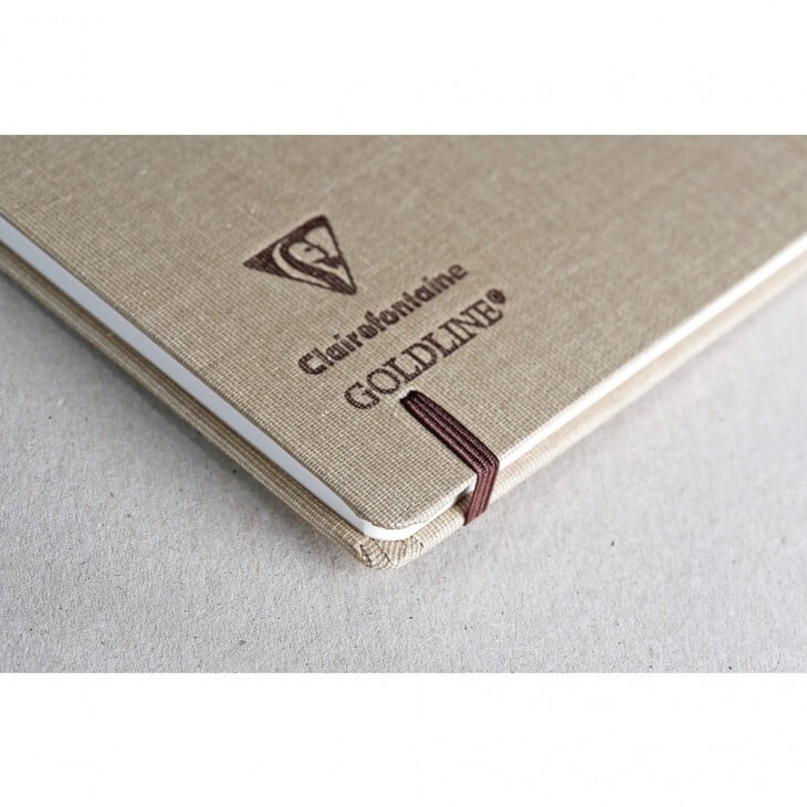 CLAIREFONTAINE GOLDLINE TRAVEL ALBUM, 180G MIXED MEDIA PAPER, 32 SHEETS