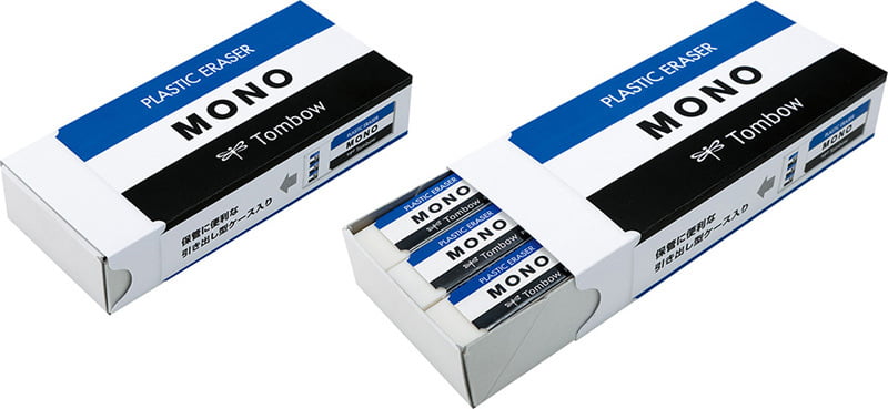 TOMBOW MONO PLASTIC ERASER, 18-PACK TOMBOW MONO PLASTIC ERASER, 18-PACK
