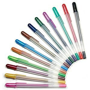 SAKURA GELLYROLL METALLIC GEL INK ROLLERBALL PEN