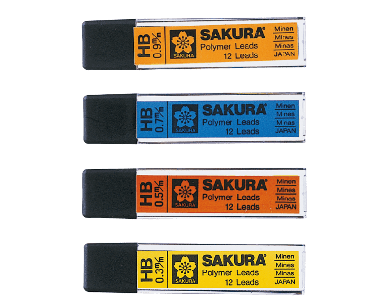 SAKURA POLYMER LEAD, 1 TUBE OF 12 LEADS