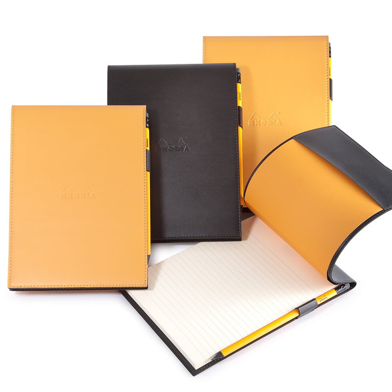 RHODIA EPURE PREMIUM NOTEPAD COVER WITH PAD, 80G, 80 SHEETS