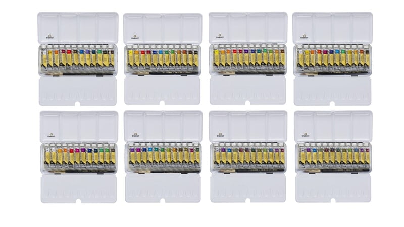 REMBRANDT WATERCOLOUR METAL TIN SET| 12 X 10 REMBRANDT WATERCOLOUR METAL TIN SET| 12 X 10
